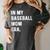 In My Baseball Mom Era Son Baseball Player Pitcher Catcher Women's Comfort Colors T-Shirt Pepper