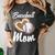 Baseball Mom Grandma Leopard Baseball Lover Fan Women's Comfort Colors T-Shirt Pepper