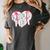 Baseball Mom Heart Women's Comfort Colors T-Shirt Pepper