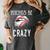 Baseball Mom Pitches Be Crazy Lips Premium Women's Comfort Colors T-Shirt Pepper Baseball Mom Pitches Be Crazy Lips Premium Women's Comfort Colors T-Shirt Pepper