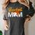 Baseball Mom Sports Graphic Novelty Women's Comfort Colors T-Shirt Pepper