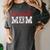 Baseball Mom Sporty Humor Raglan Baseball Tee Women's Comfort Colors T-Shirt Pepper