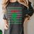 Baseball Player Christmas Pajama Send It Xmas PJs Boys Women's Comfort Colors T-Shirt Pepper