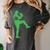 Baseball Shamrock St Patrick's Day Saint Paddy's Women's Comfort Colors T-Shirt Pepper Baseball Shamrock St Patrick's Day Saint Paddy's Women's Comfort Colors T-Shirt Pepper