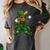 Baseball St Patricks Day Leprechaun Boys Girls Men Women Women's Comfort Colors T-Shirt Pepper