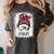 Bleached Tia Life Soccer Messy Bun Baseball Game Day Women's Comfort Colors T-Shirt Pepper Bleached Tia Life Soccer Messy Bun Baseball Game Day Women's Comfort Colors T-Shirt Pepper