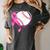 Breast Cancer Awareness Baseball Mom Women's Comfort Colors T-Shirt Pepper Breast Cancer Awareness Baseball Mom Women's Comfort Colors T-Shirt Pepper