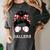 Busy Raising Ballers Messy Bun Funny Baseball Mom Women's Comfort Colors T-Shirt Pepper