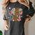 Checkered Leopard Game Day Baseball Men Women Kids Women's Comfort Colors T-Shirt Pepper Checkered Leopard Game Day Baseball Men Women Kids Women's Comfort Colors T-Shirt Pepper