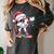 Christmas Baseball Ice Cream Dripping Santa Baseball Drip Women's Comfort Colors T-Shirt Pepper Christmas Baseball Ice Cream Dripping Santa Baseball Drip Women's Comfort Colors T-Shirt Pepper