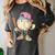 Cute Baseball Ice Cream Drip For Girls & Boys 2 Sides Women's Comfort Colors T-Shirt Pepper