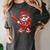 Drippy Baseball Mascot Valentine Heart Glasses Cartoon Women's Comfort Colors T-Shirt Pepper