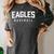Eagles Baseball Inspired Women's Comfort Colors T-Shirt Pepper