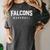 Falcons Baseball Inspired Women's Comfort Colors T-Shirt Pepper Falcons Baseball Inspired Women's Comfort Colors T-Shirt Pepper