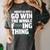 Might As Well Go Win The Whole Thing Baseball Apparel Women's Comfort Colors T-Shirt Pepper