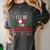 I’Ll Be Home For Christmas Baseball Ugly Sweater Art Women's Comfort Colors T-Shirt Pepper