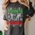 I'Ll Be Home For Christmas Baseball Xmas Women's Comfort Colors T-Shirt Pepper