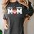 I'm A Proud Mom Football Baseball Mom Women's Comfort Colors T-Shirt Pepper