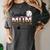 Leopard Baseball Mom Mama Mommy Sport Women's Comfort Colors T-Shirt Pepper