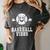 Leopard Baseball Vibes Game Day Softball Life Mom Women's Comfort Colors T-Shirt Pepper Leopard Baseball Vibes Game Day Softball Life Mom Women's Comfort Colors T-Shirt Pepper