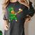 Leprechaun Playing Baseball St Patricks Day Men Boys Kids Women's Comfort Colors T-Shirt Pepper