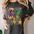 Mardi Gras Six Seven Baseball Drip Number 6 7 Meme Women's Comfort Colors T-Shirt Pepper