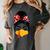 Messy Bun Baseball Mom Turkey Face Matching Thanksgiving Women's Comfort Colors T-Shirt Pepper Messy Bun Baseball Mom Turkey Face Matching Thanksgiving Women's Comfort Colors T-Shirt Pepper