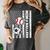Mom Of Ballers USA Flag Soccer Baseball Mom Women's Comfort Colors T-Shirt Pepper Mom Of Ballers USA Flag Soccer Baseball Mom Women's Comfort Colors T-Shirt Pepper