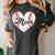 Mother's Day Distressed Heart Baseball Mom Mama Sport Fan Women's Comfort Colors T-Shirt Pepper