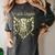 Old School Camo Baseball Drip Double Digits 10th Birthday Women's Comfort Colors T-Shirt Pepper
