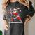 Santa Playing Baseball Christmas Candy Cane Fun Xmas Holiday Women's Comfort Colors T-Shirt Pepper Santa Playing Baseball Christmas Candy Cane Fun Xmas Holiday Women's Comfort Colors T-Shirt Pepper