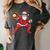 Santa Playing Baseball Baseball Lover Baseballer Xmas Women's Comfort Colors T-Shirt Pepper