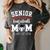 Senior Baseball Mom 2024 Senior Mom Class Of 2024 Baseball Women's Comfort Colors T-Shirt Pepper