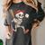 Skeleton Batting Baseball Halloween Boys Men Kids Women's Comfort Colors T-Shirt Pepper Skeleton Batting Baseball Halloween Boys Men Kids Women's Comfort Colors T-Shirt Pepper