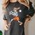 Skeleton Batting Baseball Halloween Women's Comfort Colors T-Shirt Pepper