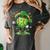 St Patricks Day Baseball Leprechaun Rainbow Green Baseball Women's Comfort Colors T-Shirt Pepper St Patricks Day Baseball Leprechaun Rainbow Green Baseball Women's Comfort Colors T-Shirt Pepper