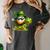 St Patrick’s Day Baseball Shamrock Player Women's Comfort Colors T-Shirt Pepper