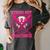 Strike Out Breast Cancer Baseball Ice Cream Drip Women's Comfort Colors T-Shirt Pepper Strike Out Breast Cancer Baseball Ice Cream Drip Women's Comfort Colors T-Shirt Pepper