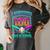 I Survived 100 Days Of School Baseball Drip Women's Comfort Colors T-Shirt Pepper