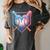 Valentines Baseball Heart Dripping Ice Cream Gen Z Alpha Women's Comfort Colors T-Shirt Pepper