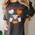 Valentines Day Boys Men Hearts Gaming Football Baseball Love Premium Tri-Blend Women's Comfort Colors T-Shirt Pepper