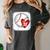 Womens Bleached Custom Baseball Mom Number 22 Heart For Mom Women's Comfort Colors T-Shirt Pepper