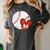 Womens Custom Baseball Mom Number 94 Heart For Mom Mommy Women's Comfort Colors T-Shirt Pepper