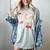 100 Days Of School Baseball 100th Day Of School Kids Teacher Women's Comfort Colors T-Shirt Denim 100 Days Of School Baseball 100th Day Of School Kids Teacher Women's Comfort Colors T-Shirt Denim