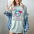 100 Days Of School Baseball Drip Ice Cream Boys Kids Women's Comfort Colors T-Shirt Denim