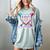 100 Days Of School Boy Kids Baseball Ice Cream Drip Teacher Women's Comfort Colors T-Shirt Denim 100 Days Of School Boy Kids Baseball Ice Cream Drip Teacher Women's Comfort Colors T-Shirt Denim