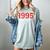 30 Year Old 1995 Classic Baseball Fan 30th Birthday Women's Comfort Colors T-Shirt Denim