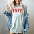 50 Year Old 1976 Classic Baseball Fan 50th Birthday Women's Comfort Colors T-Shirt Denim