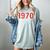 55 Year Old 1970 Classic Baseball Fan 55th Birthday Women's Comfort Colors T-Shirt Denim 55 Year Old 1970 Classic Baseball Fan 55th Birthday Women's Comfort Colors T-Shirt Denim