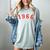 60 Year Old 1966 Classic Baseball 60th Birthday Women's Comfort Colors T-Shirt Denim